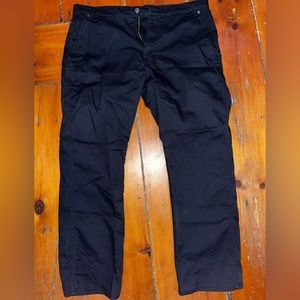 DICKIES Navy Blue Regular Fit Work Pants. Size 32.
